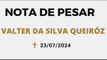 Nota de Pesar Valter da Silva Queiróz